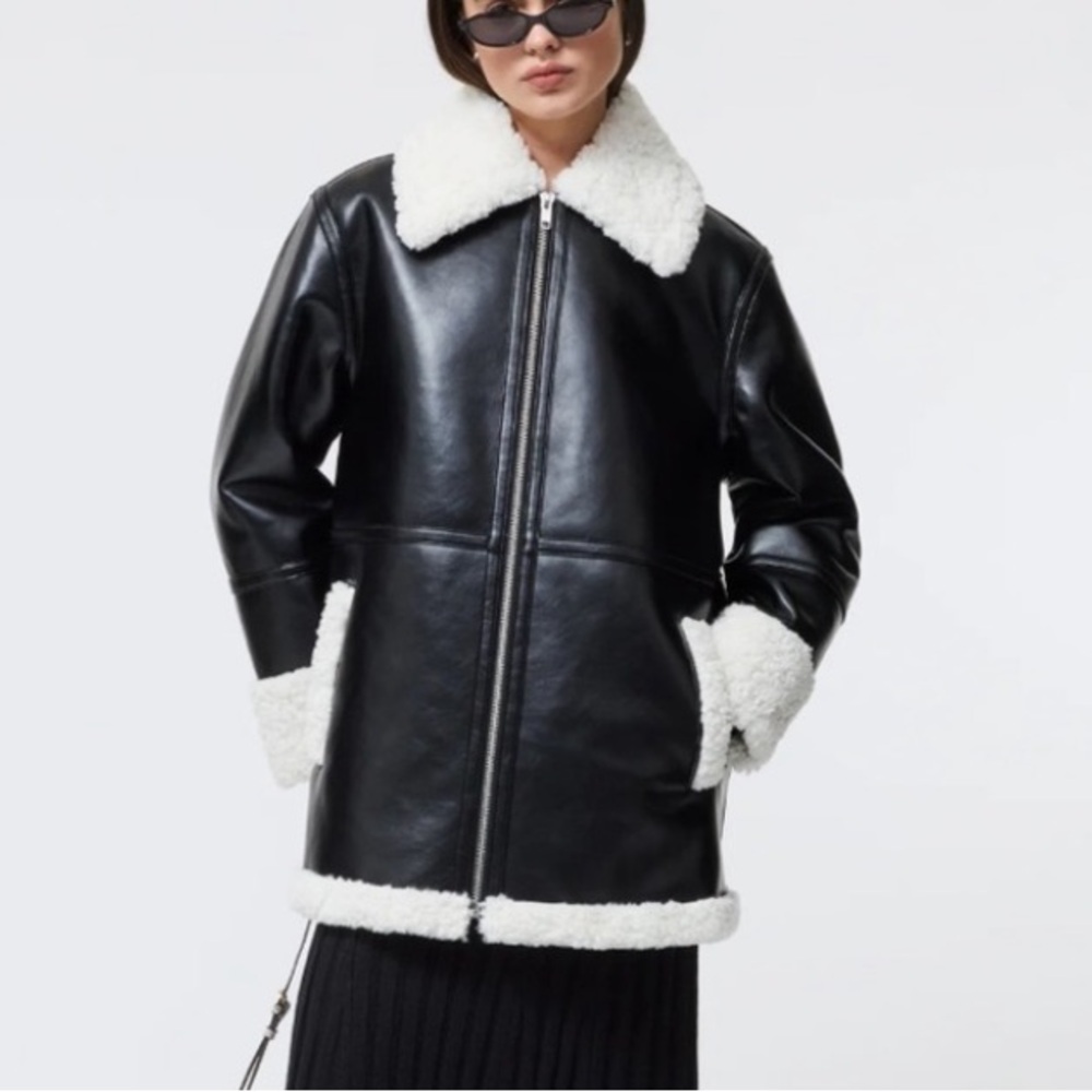 Ajani Vegan Shearling Coat